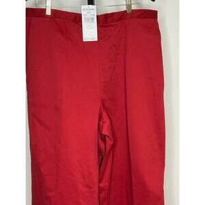 Alfred Dunner NWT- size 20 Red Elastic Dress pants